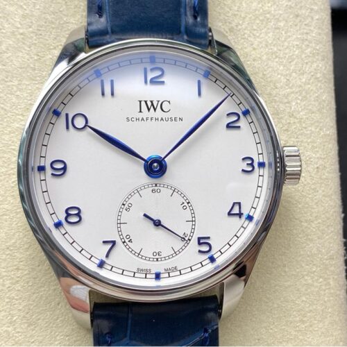 IWC Portugieser IW358304 GR Factory Blue Strap Replica Watch - Best Quality Replica Watches UK Swiss Watch Brands 1:1 Replica Fake Watch