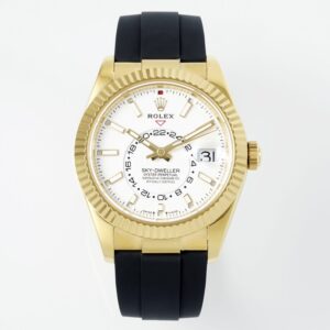Rolex SKY-DWELLER m336238-0003 ZF Factory V2 18K yellow gold case Replica Watch - Best Quality Replica Watches UK Swiss Watch Brands 1:1 Replica Fake Watch