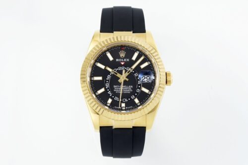 Rolex SKY-DWELLER m336238-0002 ZF Factory V2 18K yellow gold Crown Replica Watch - Best Quality Replica Watches UK Swiss Watch Brands 1:1 Replica Fake Watch