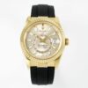 Rolex SKY-DWELLER m326238-0007 ZF Factory V2 Gold dial Replica Watch - Best Quality Replica Watches UK Swiss Watch Brands 1:1 Replica Fake Watch