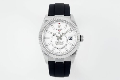 Rolex SKY-DWELLER m336239-0003 ZF Factory V2 Watch mirrorBlue Crystal Replica Watch - Best Quality Replica Watches UK Swiss Watch Brands 1:1 Replica Fake Watch