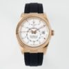 Rolex SKY-DWELLER m326235-0004 ZF Factory V2 White dial Replica Watch - Best Quality Replica Watches UK Swiss Watch Brands 1:1 Replica Fake Watch