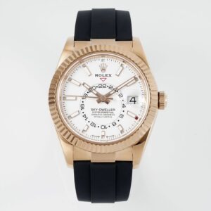 Rolex SKY-DWELLER m326235-0004 ZF Factory V2 White dial Replica Watch - Best Quality Replica Watches UK Swiss Watch Brands 1:1 Replica Fake Watch