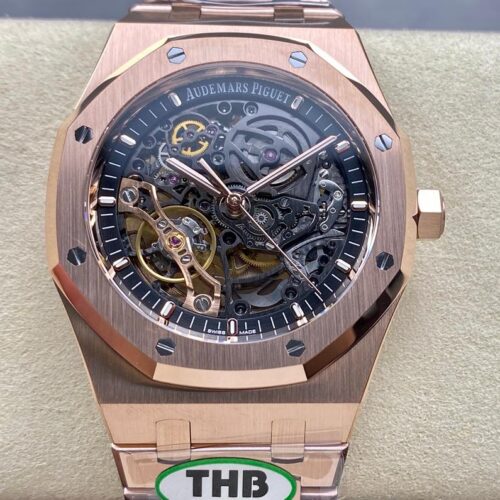 Audemars Piguet Royal Oak 15407OR.OO.1220OR.01 THB Factory Rose Gold Replica Watch - Best Quality Replica Watches UK Swiss Watch Brands 1:1 Replica Fake Watch