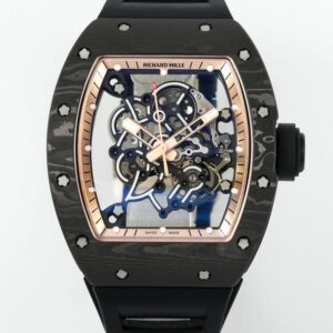 Richard Miller RM055 NTPT ZF Factory Black Strap Replica Watch - Best Quality Replica Watches UK Swiss Watch Brands 1:1 Replica Fake Watch
