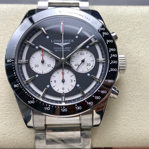 Longines Sports L3.835.4.52.6 Panda Ceramic Bezel Replica Watch - Best Quality Replica Watches UK Swiss Watch Brands 1:1 Replica Fake Watch