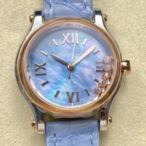 Chopard Happy Sport 278608-6013 YF Factory Light Blue Dial Replica Watch - Best Quality Replica Watches UK Swiss Watch Brands 1:1 Replica Fake Watch