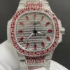 Patek Philippe Nautilus 7118/1452G-001 GR Factory Full Diamond Dial Replica Watch - Best Quality Replica Watches UK Swiss Watch Brands 1:1 Replica Fake Watch