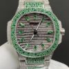Patek Philippe Nautilus 7118/1453G-001 GR Factory 18k White Gold Replica Watch - Best Quality Replica Watches UK Swiss Watch Brands 1:1 Replica Fake Watch