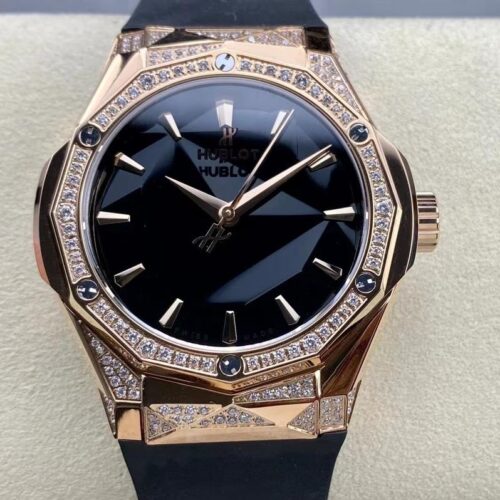 Hublot Classic Fusion 550.OS.1800.RX.1804.ORL19 HB Factory Set Diamonds Replica Watch - Best Quality Replica Watches UK Swiss Watch Brands 1:1 Replica Fake Watch