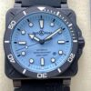 Bell & Ross Instruments BR03A-D-LM-CE-SRB M+ Factory Ceramic Case Replica Watch - Best Quality Replica Watches UK Swiss Watch Brands 1:1 Replica Fake Watch