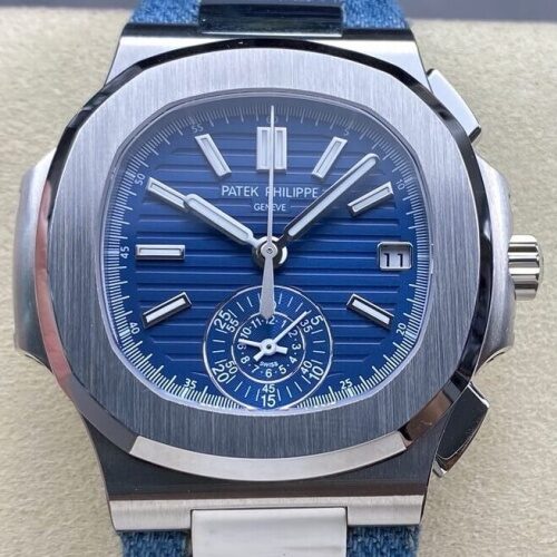 Patek Philippe Nautilus5980-60G-001 3K factory date display Replica Watch - Best Quality Replica Watches UK Swiss Watch Brands 1:1 Replica Fake Watch