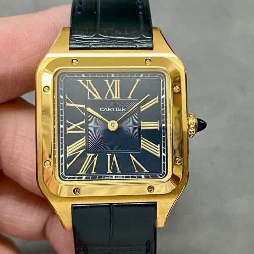 Cartier Santos WGSA0077 F1 factory gold color case Replica Watch - Best Quality Replica Watches UK Swiss Watch Brands 1:1 Replica Fake Watch