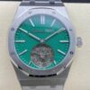 Audemars Piguet Royal Oak 26534TI.OO.1220TI.01 R8 Factory Green Dial Replica Watch - Best Quality Replica Watches UK Swiss Watch Brands 1:1 Replica Fake Watch