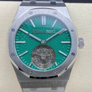 Audemars Piguet Royal Oak 26534TI.OO.1220TI.01 R8 Factory Green Dial Replica Watch - Best Quality Replica Watches UK Swiss Watch Brands 1:1 Replica Fake Watch