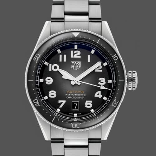 TAG Heuer AUTAVIA WBE5114.EB0173 stainless steel case Replica Watch - Best Quality Replica Watches UK Swiss Watch Brands 1:1 Replica Fake Watch
