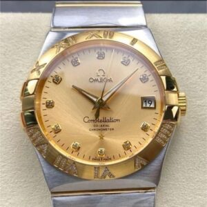 Omega Constellation 123.25.38.21.58.002 M+ Factory Date Display Replica Watch - Best Quality Replica Watches UK Swiss Watch Brands 1:1 Replica Fake Watch