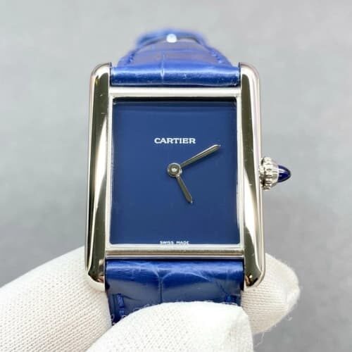 Cartier Tank WSTA0055 F1 Factory Stainless Steel Case Replica Watch - Best Quality Replica Watches UK Swiss Watch Brands 1:1 Replica Fake Watch