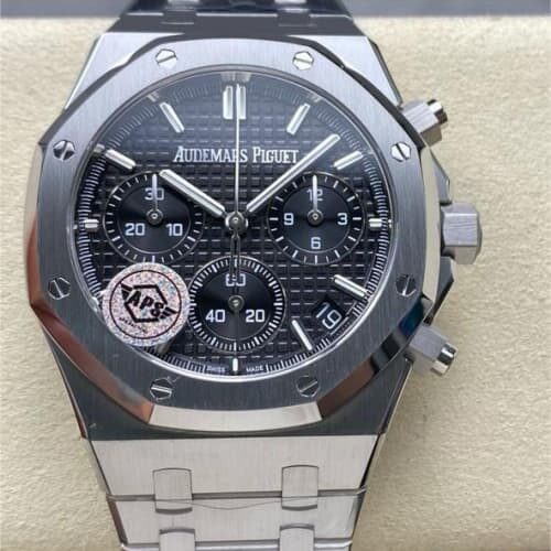 Audemars Piguet Royal Oak 26240ST.OO.1320ST.06 APS Factory Black Dial Replica Watch - Best Quality Replica Watches UK Swiss Watch Brands 1:1 Replica Fake Watch