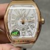 Franck Muller MEN’S Collection V45SCDTBR-BC ABF Factory Silver-white Dial Replica Watch - Best Quality Replica Watches UK Swiss Watch Brands 1:1 Replica Fake Watch
