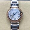 Cartier Blue Balloon WE902079 AF Factory silver-white dial Replica Watch - Best Quality Replica Watches UK Swiss Watch Brands 1:1 Replica Fake Watch