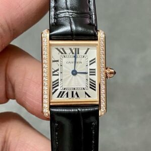 Cartier Tank WJTA0010 F1 Factory Diamond Bezel Replica Watch - Best Quality Replica Watches UK Swiss Watch Brands 1:1 Replica Fake Watch