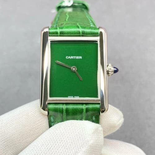 Cartier Tank WSTA0056 F1 Factory Stainless Steel Bezel Replica Watch - Best Quality Replica Watches UK Swiss Watch Brands 1:1 Replica Fake Watch