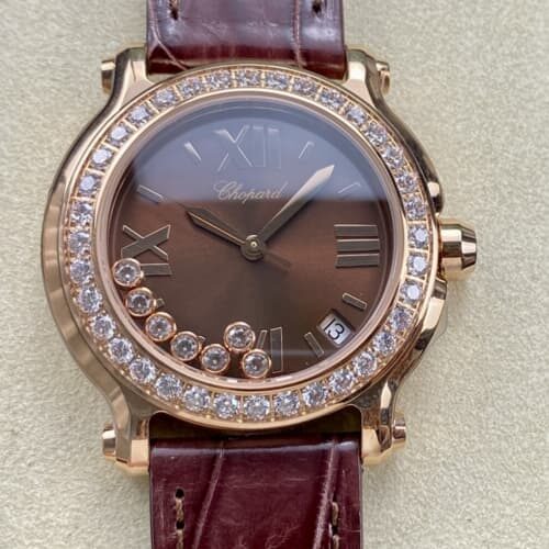 Chopard HAPPY SPORT 277473-5008 YF Factory Date Display Replica Watch - Best Quality Replica Watches UK Swiss Watch Brands 1:1 Replica Fake Watch