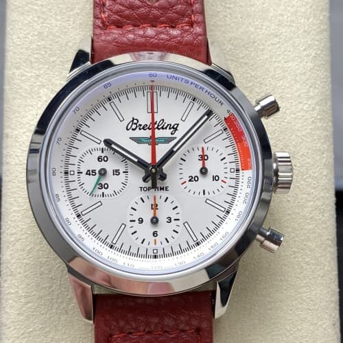 Breitling TOP TIME AB01766A1A1X1 BLS factory white dial Replica Watch - Best Quality Replica Watches UK Swiss Watch Brands 1:1 Replica Fake Watch