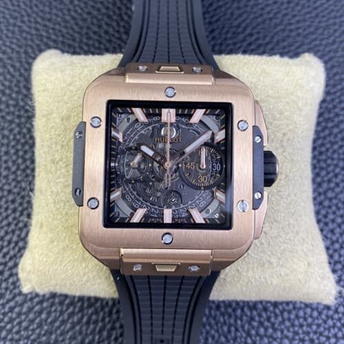Hublot AQUARE BANG UNICO 821.OX.0180.RX BB Factory skeleton dial Replica Watch - Best Quality Replica Watches UK Swiss Watch Brands 1:1 Replica Fake Watch