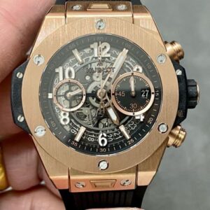 Hublot Big Bang 441.OX.1180.RX BB Factory black strap Replica Watch - Best Quality Replica Watches UK Swiss Watch Brands 1:1 Replica Fake Watch
