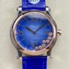 Chopard HAPPY SPORT 278578-6003 YF Factory Alligator Leather Strap Replica Watch - Best Quality Replica Watches UK Swiss Watch Brands 1:1 Replica Fake Watch