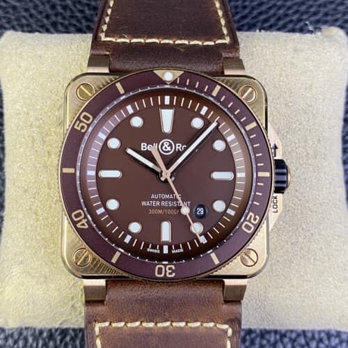 Bell & Ross Instruments BR0392-D-BR-BR-SCA BR Factory Bronze Case Replica Watch - Best Quality Replica Watches UK Swiss Watch Brands 1:1 Replica Fake Watch