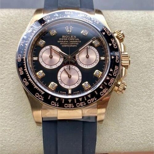 Rolex Cosmograph Daytona m126515ln-0004 Clean Factory Rose Gold Case Replica Watch - Best Quality Replica Watches UK Swiss Watch Brands 1:1 Replica Fake Watch