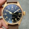 IWC Pilot IW329703-02 M+ Factory Copper Bezel Replica Watch - Best Quality Replica Watches UK Swiss Watch Brands 1:1 Replica Fake Watch