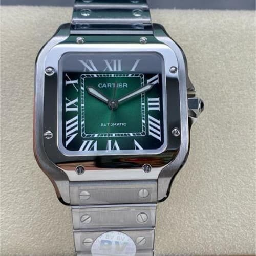 Cartier Santos WSSA0061 BV Factory stainless steel case Replica Watch - Best Quality Replica Watches UK Swiss Watch Brands 1:1 Replica Fake Watch