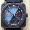 Bell & Ross Instruments BR03A-HRZ-CE M+ Factory Rubber strap Replica Watch - Best Quality Replica Watches UK Swiss Watch Brands 1:1 Replica Fake Watch