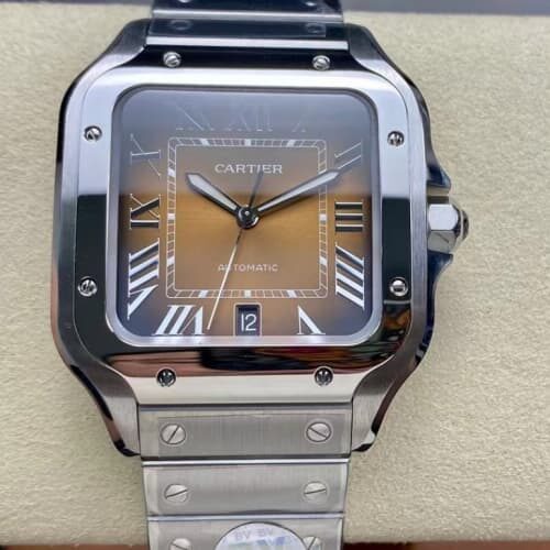 Cartier Santos WSSA0064 BV Factory Date Display Replica Watch - Best Quality Replica Watches UK Swiss Watch Brands 1:1 Replica Fake Watch