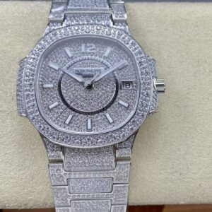 Patek Philippe Nautilus 7021-1G-001 AMG Factory Date display Replica Watch - Best Quality Replica Watches UK Swiss Watch Brands 1:1 Replica Fake Watch