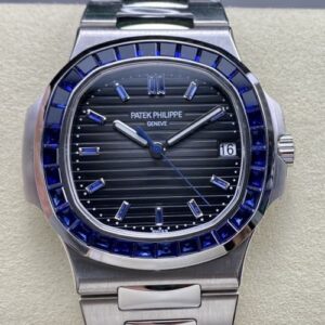 Patek Philippe Nautilus 7118-1300B GR Factory Stainless Steel Strap Replica Watch - Best Quality Replica Watches UK Swiss Watch Brands 1:1 Replica Fake Watch