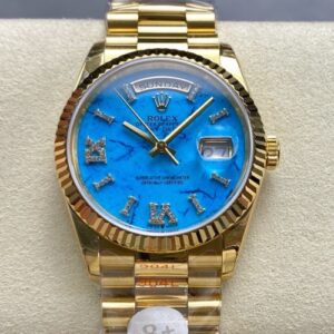 Rolex Day-Date model m128238-0071 8+ Factory date display Replica Watch - Best Quality Replica Watches UK Swiss Watch Brands 1:1 Replica Fake Watch