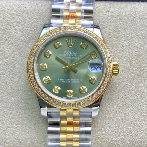 Rolex Datejust m278383rbr-0030 GS factory with diamond hour markers Replica Watch - Best Quality Replica Watches UK Swiss Watch Brands 1:1 Replica Fake Watch