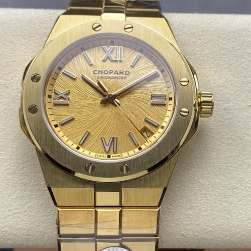 Chopard Snow Mountain Pride Wing 295363-0001 GH Factory Gold Dial Replica Watch - Best Quality Replica Watches UK Swiss Watch Brands 1:1 Replica Fake Watch