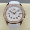 Patek Philippe AQUANAUT 5268-200R-001 GR Factory White dial Replica Watch - Best Quality Replica Watches UK Swiss Watch Brands 1:1 Replica Fake Watch