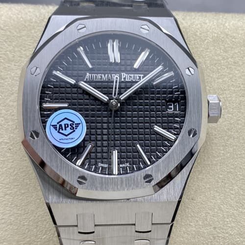 Audemars Piguet Royal Oak 15510ST.OO.1320ST.07 APS Factory V2 Black Dial Replica Watch - Best Quality Replica Watches UK Swiss Watch Brands 1:1 Replica Fake Watch