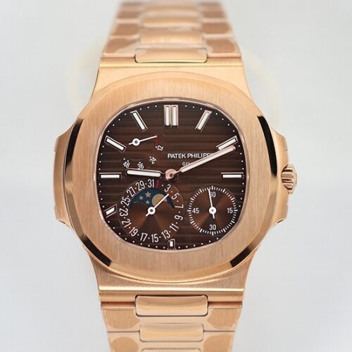 Patek Philippe Nautilus 5712-1R-001 PPF factory V3 brown dial Replica Watch - Best Quality Replica Watches UK Swiss Watch Brands 1:1 Replica Fake Watch