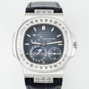 Patek Philippe Nautilus 5724G-001 PPF factory V3 transparent case back Replica Watch - Best Quality Replica Watches UK Swiss Watch Brands 1:1 Replica Fake Watch