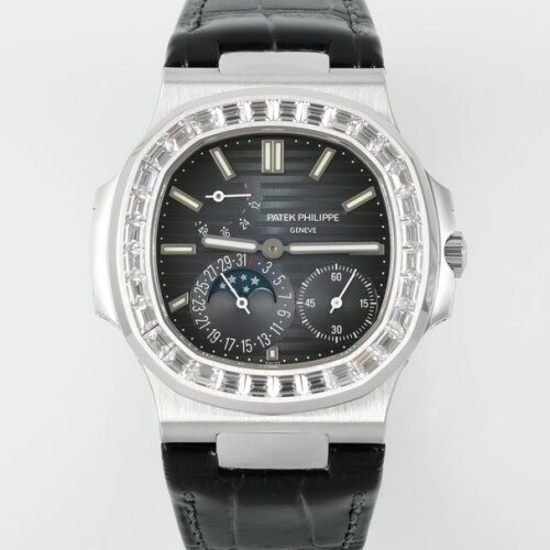 Patek Philippe Nautilus 5722G-001 PPF factory V3 diamond bezel Replica Watch - Best Quality Replica Watches UK Swiss Watch Brands 1:1 Replica Fake Watch