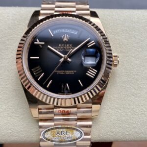 Rolex Day-Date M228235-0055 AR Factory Rose Gold Color Replica Watch - Best Quality Replica Watches UK Swiss Watch Brands 1:1 Replica Fake Watch