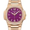 Patek Philippe Nautilus 7010-1R-013 GR Factory Purple Dial Replica Watch - Best Quality Replica Watches UK Swiss Watch Brands 1:1 Replica Fake Watch